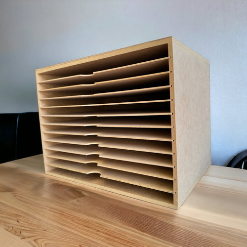 A3 Paper Storage Box 12 Shelve Unit.