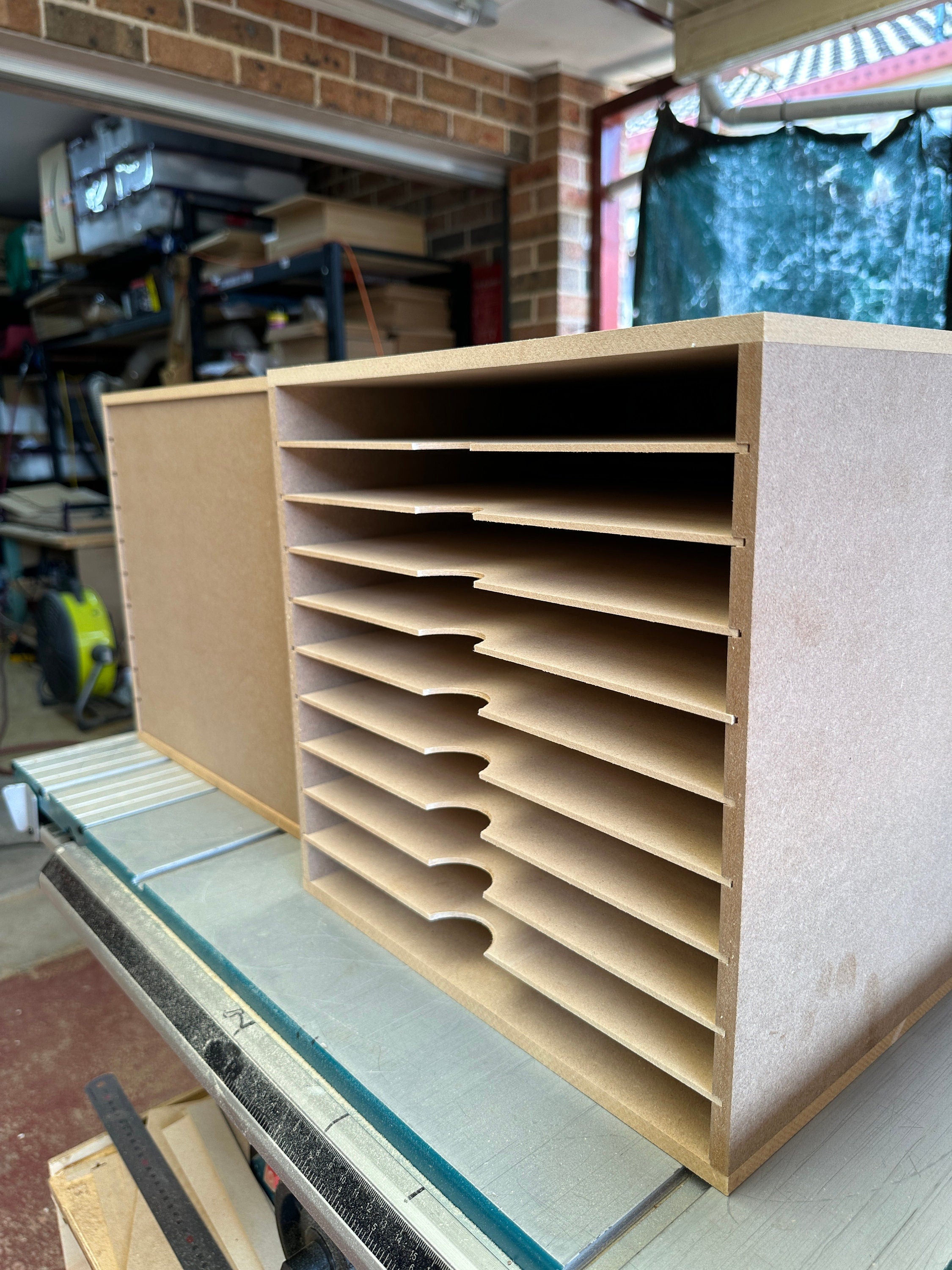Card Stock Paper Storage Box for 12" x 12" 10 Shelve.