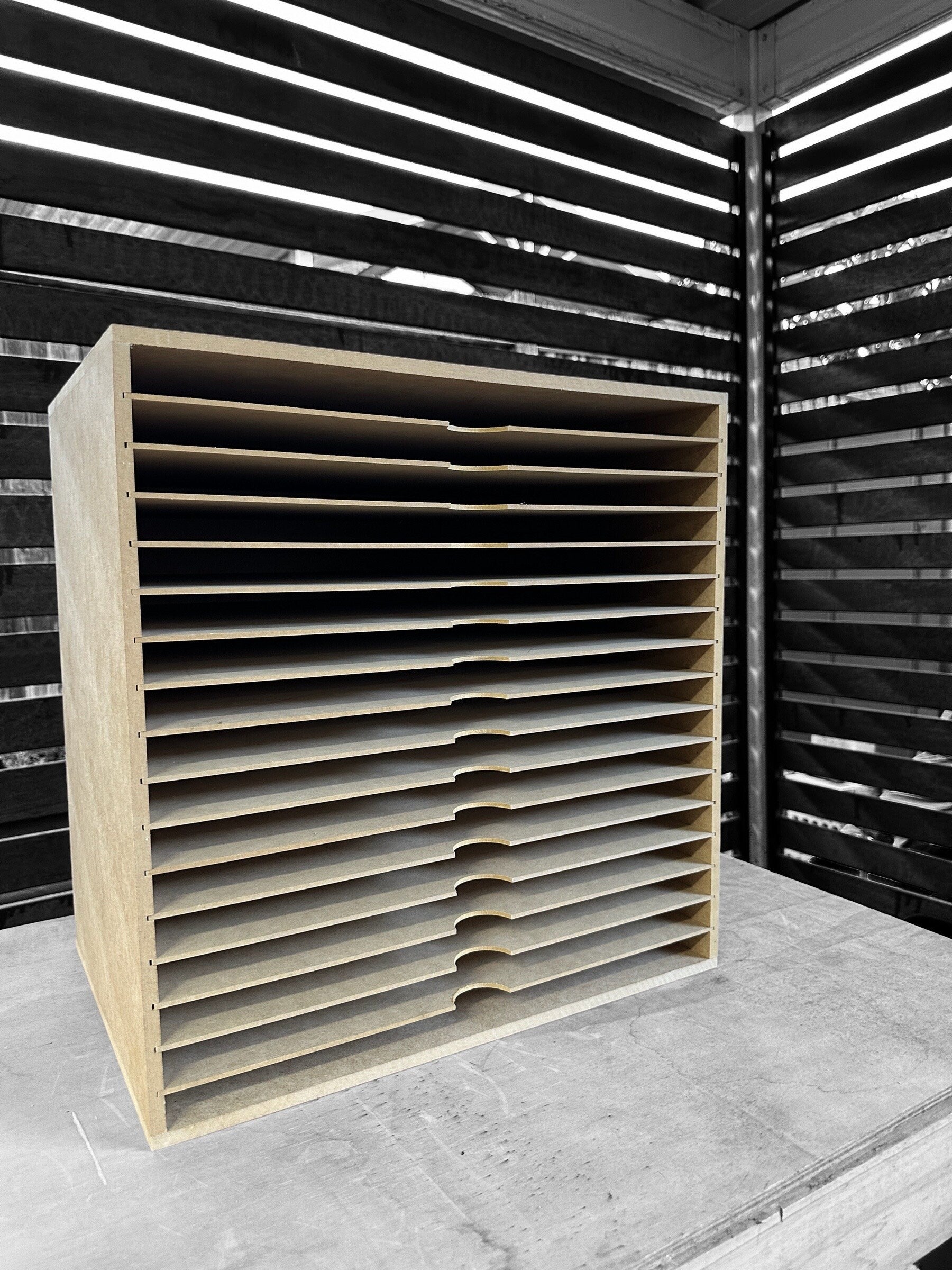 A3 17 Shelve unit Paper Storage Box
